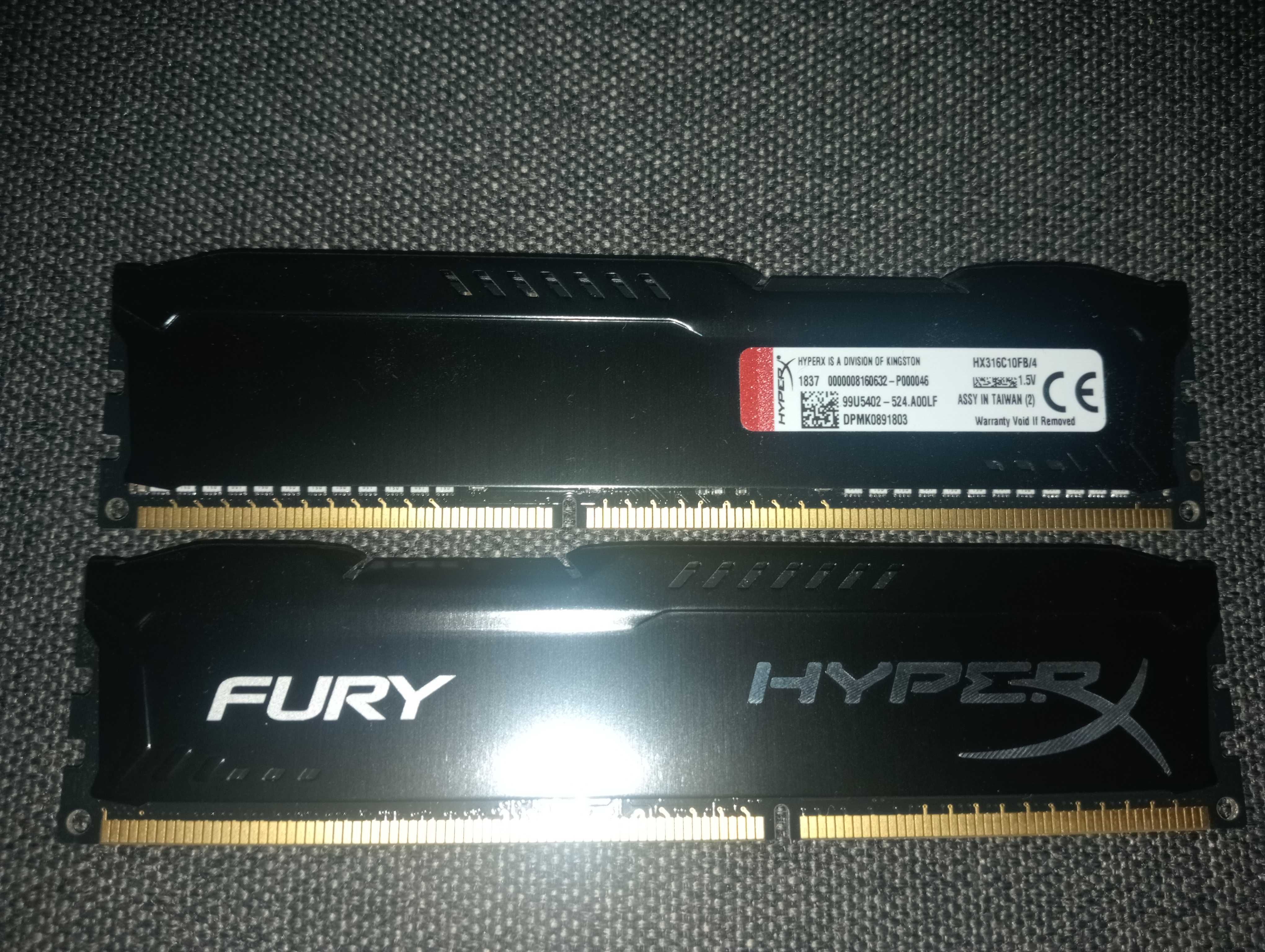 Pamięć RAM HyperX 8GB DDR3 (2x4GB) 1600MHz CLI0