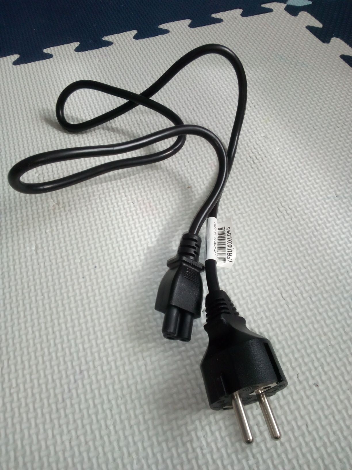 Przewód wtyk koniczynka uziemienie nowy 95 cm laptop audio stereo sub