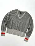 Tommy Hilfiger lekki sweter oversize Wełna Kaszmir