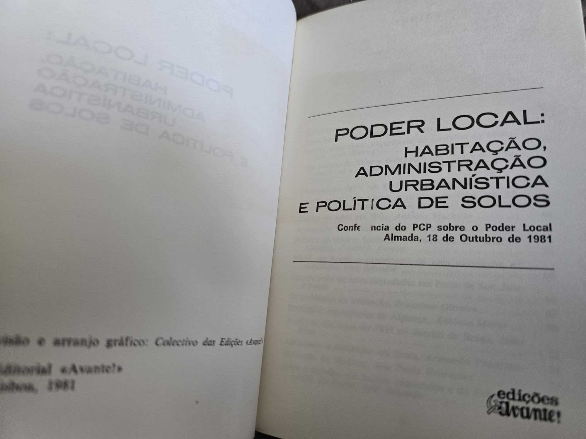 Poder Local: Habitação, Administração Urbanística e Política dos Solos