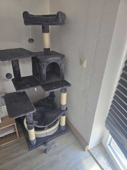 Drapak dla kota duży wysoki drapak NOWY dla kota domek legowisko NOWY