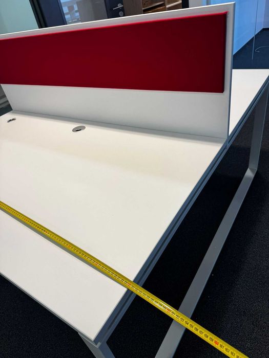 Biurko dwustanowiskowe 140x80 biurka bench do biur domu hotelu