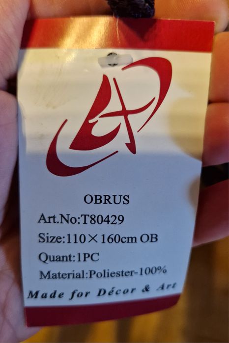 Obrus wymiar 110x160