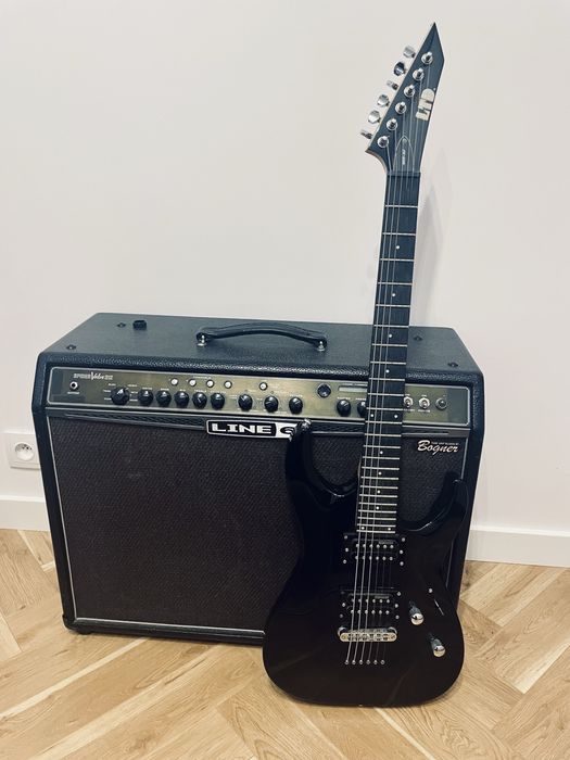 Zestaw gitara elektryczna + wzmacniacz lampowy