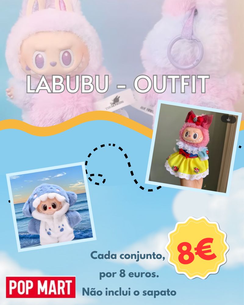 Labubu - Roupas e acessórios