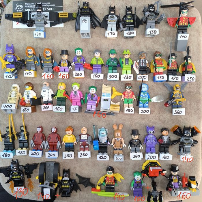 Минифигурки Лего Lego фигурки супергерои Бэтмен Спайдермен Марвел