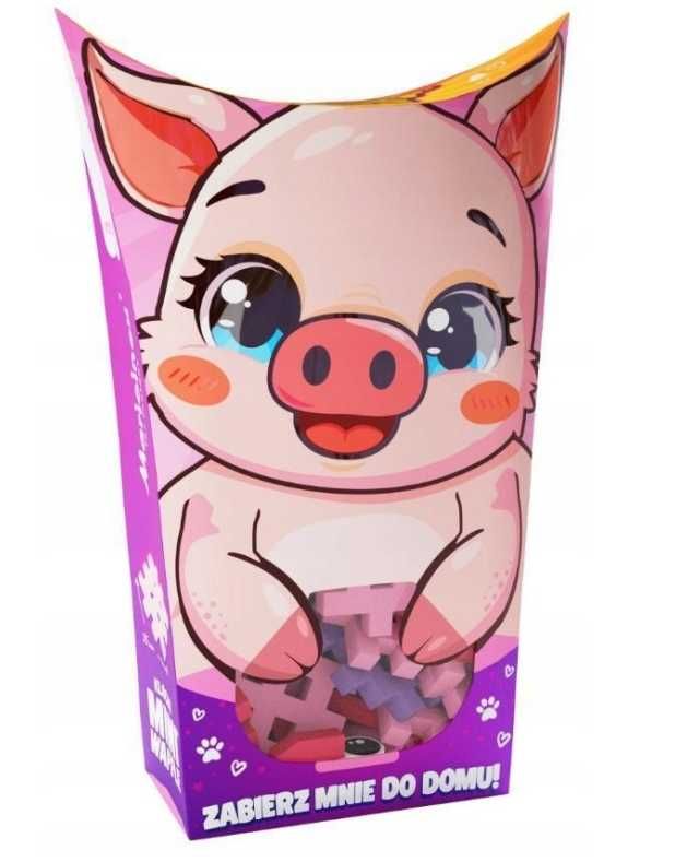 MARIOINEX 906903 mini wafle POCKET PETS ŚWINKA 25 elementów
