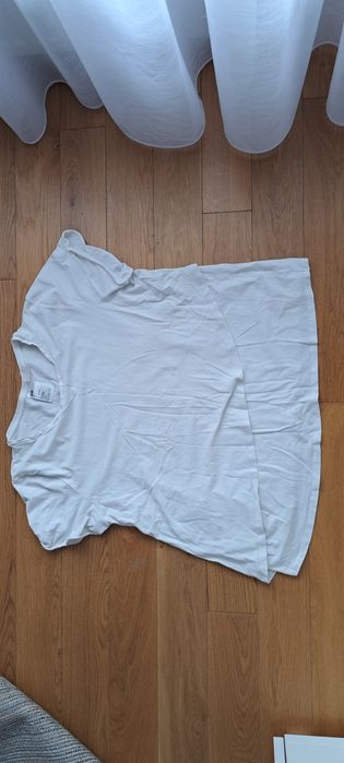 Koszulka, tshirt, bluzka ciążowa, do karmienia, Hm mama, L, biala