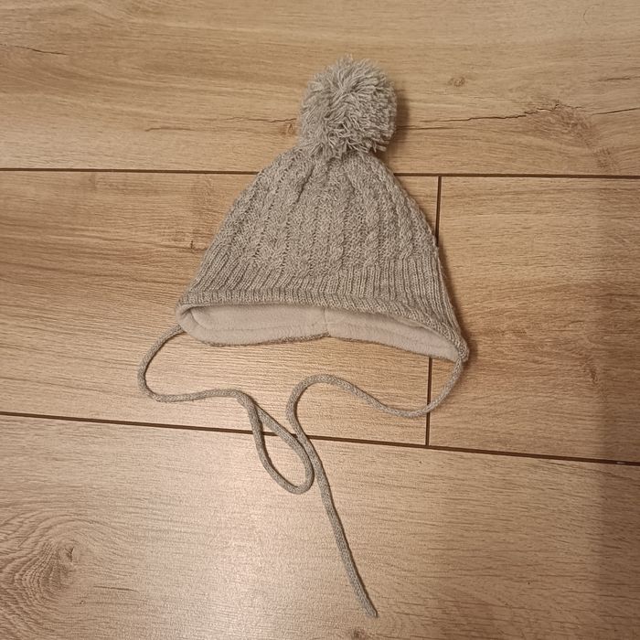 Czapka zimowa dla chłopca max do 6 miesięcy