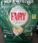FAIRY Original All In One Tabletki/kapsułki do zmywarki Cytrynowe 92 s