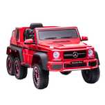 Auto Samochód na akumulator Mercedes Benz G63 6X6 Czerwony dla Dzieci