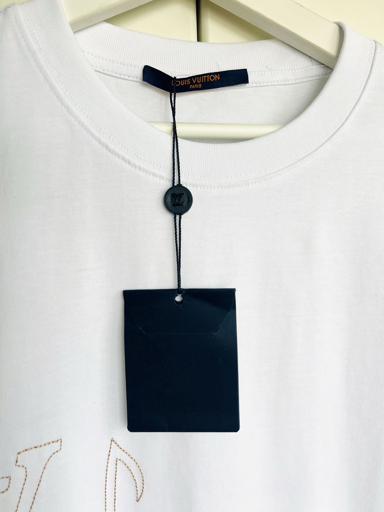 LV LOUIS VUITTON Koszulka męska tshirt nowy biała