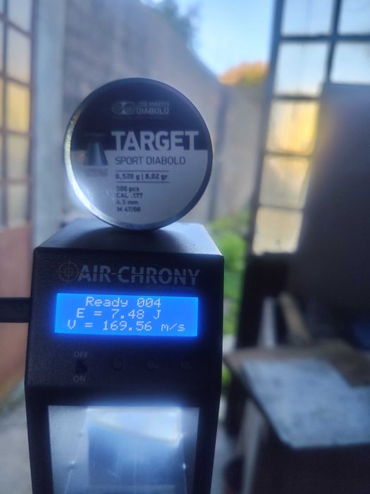 Carabina Diana 65 ,mais alvo elétrico de 10m , mais casaco.