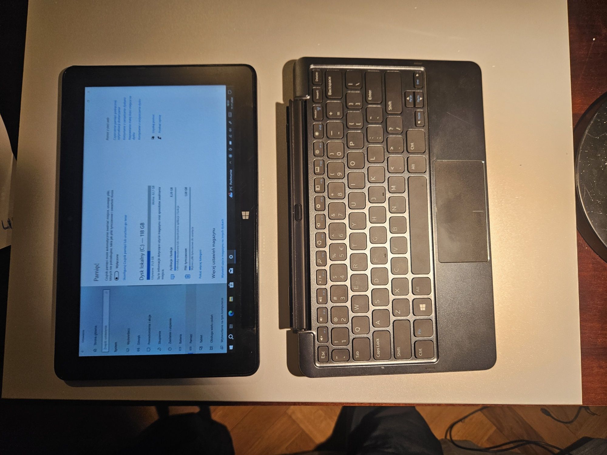 Tablet/laptop Dell Venue 11 pro 7140 klawiatura