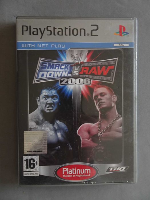 Jogo Playstation 2 PS2 - Smack Down Vs Raw 2006