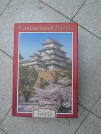 Puzzle. 500 elementów. Zamek Himeji. Japonia