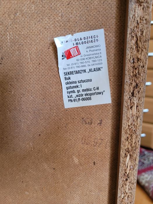 Biurko z nadstawką, sekretarzyk, meble Vox