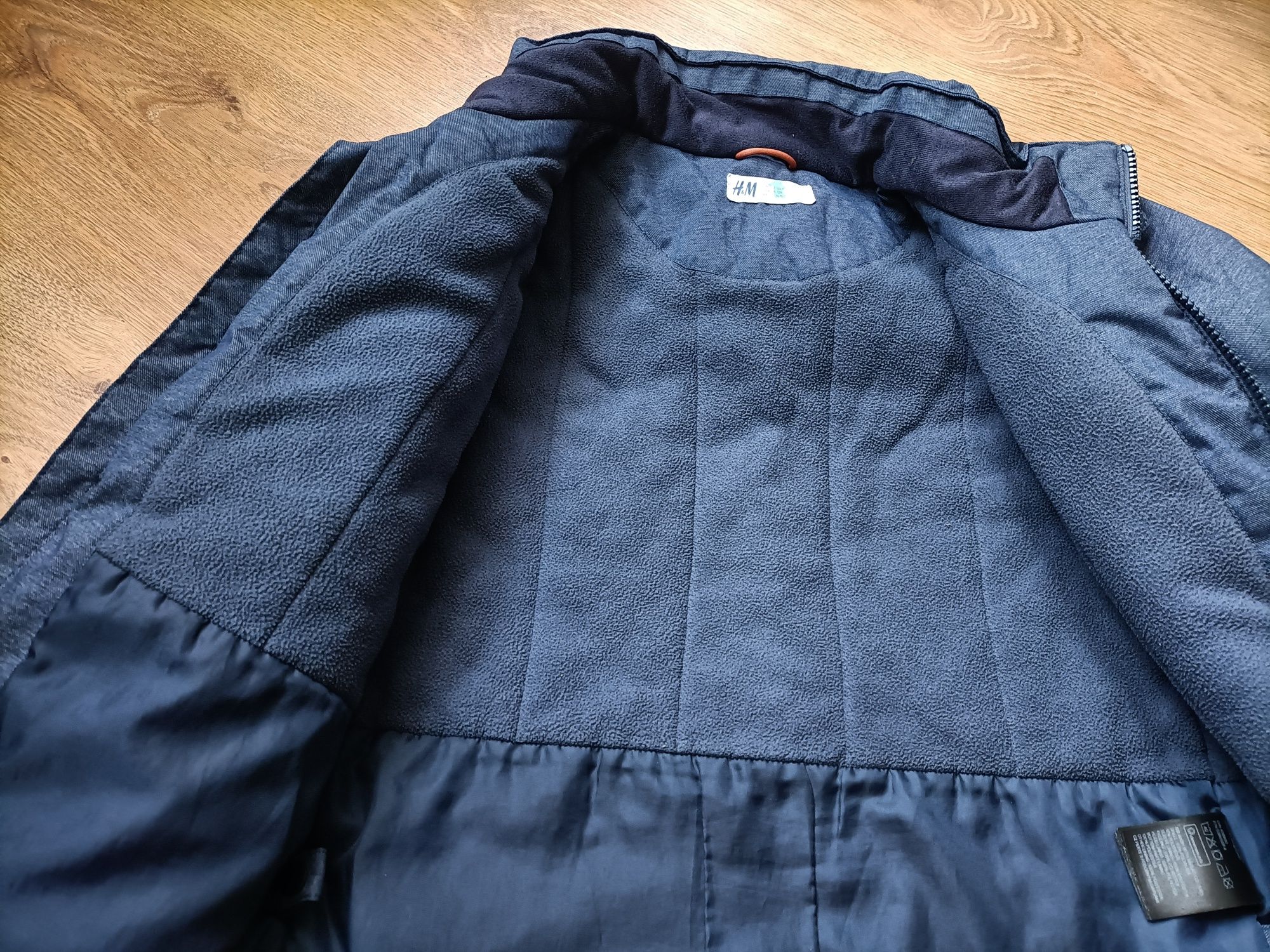 Kurtka przejściowa ocieplana chłopięca H&M 122