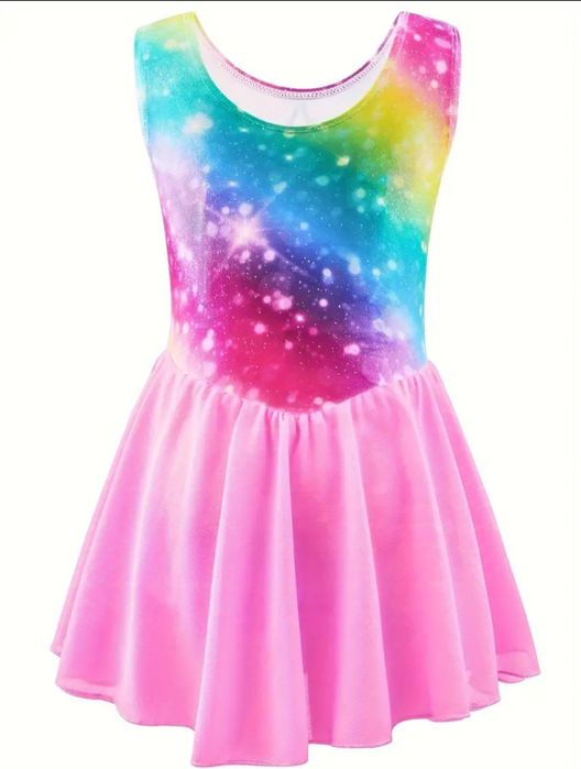 Nowy Strój i gumka do włosów na tańce ,balet itp Jednorożec