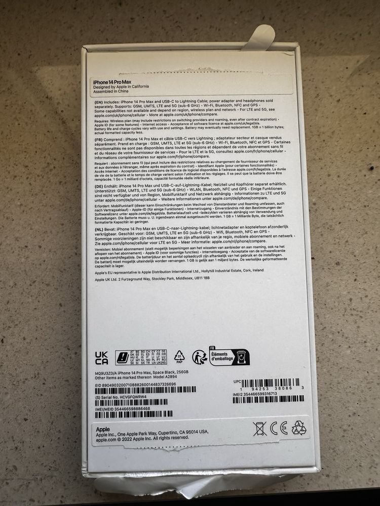 Sprzedam iPhone'a 14 pro Max 256 GB