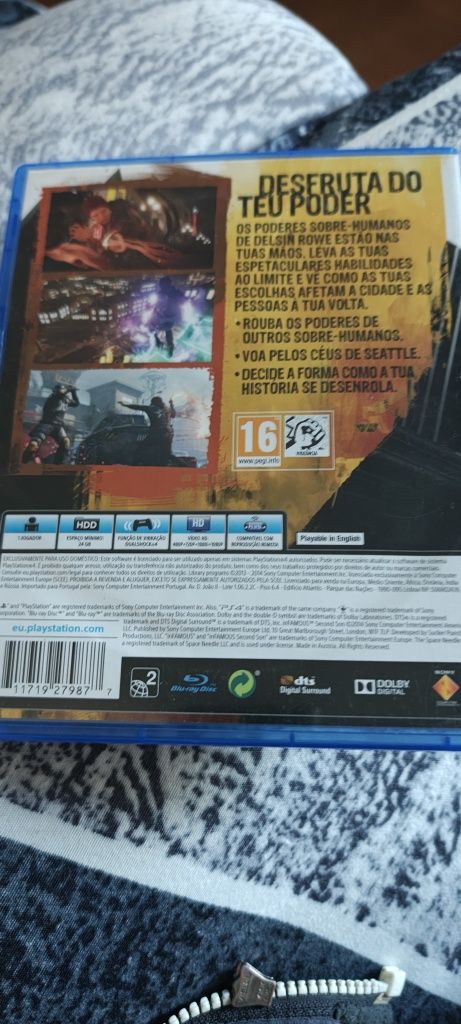 Jogo PS5 second son novo