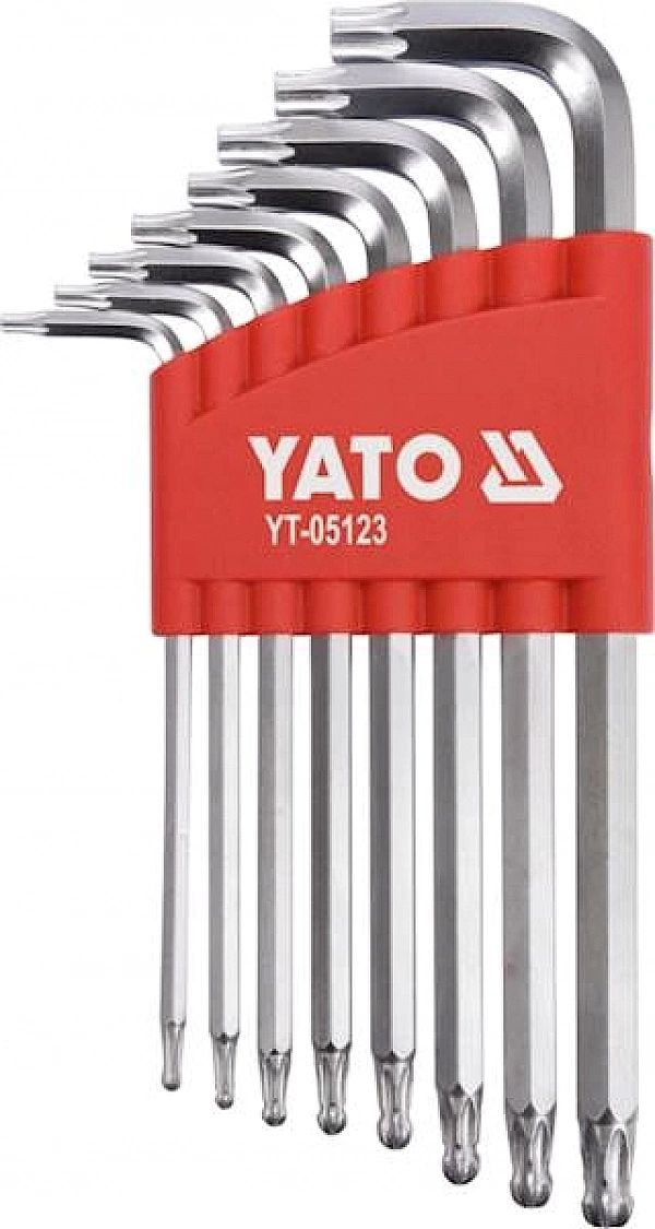 Klucze Torx Z Kulką Długie T9-t40 Yt-05123 Yato #