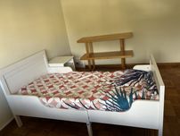 Cama de solteira + estrado + colchão