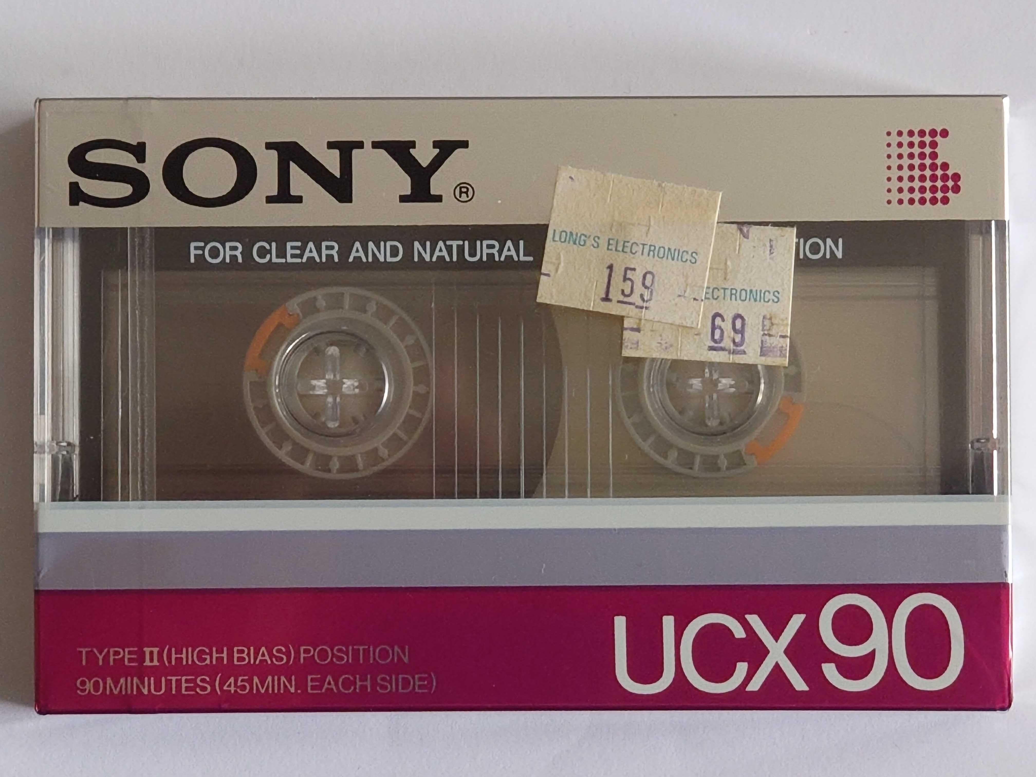 Sony UCX 90 model na rok 1985 rynek Amerykański