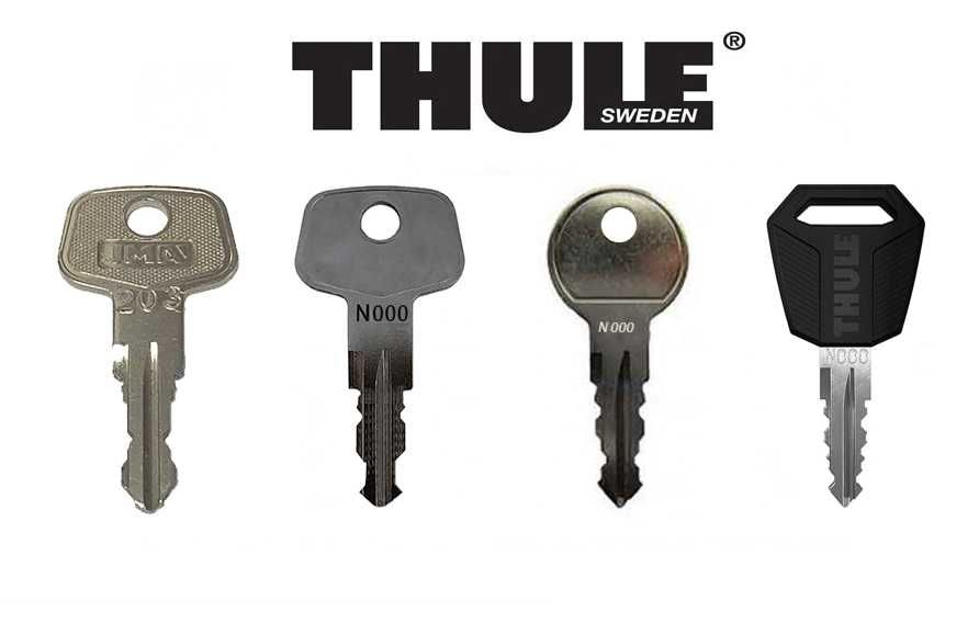 Ключи Thule Terra Modula Терра усі номери для замків багажників велокр