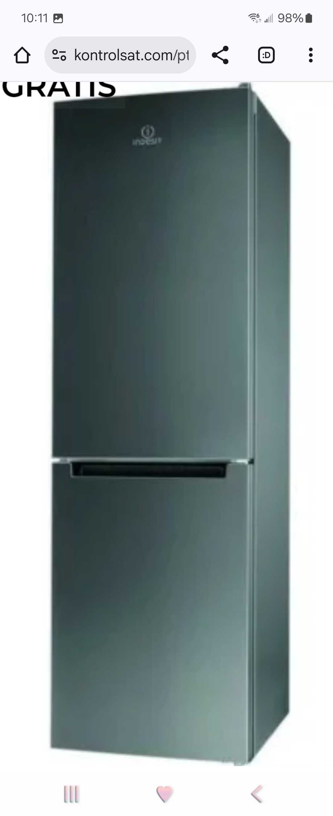 Frigorífico combinado INDESIT