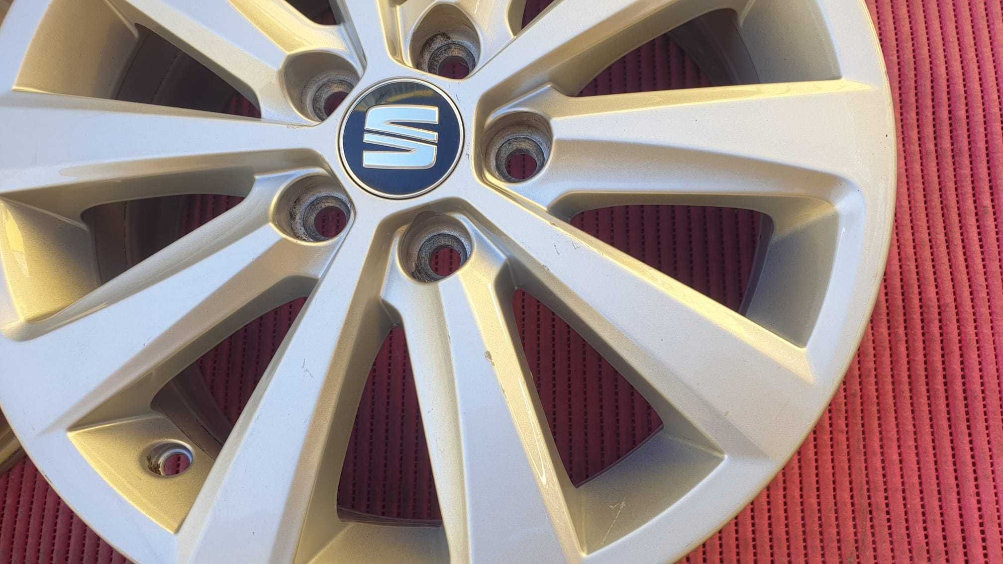 3973-Jantes 15 5x100 Originais Seat Ibiza, tbm para VW Polo, etc
