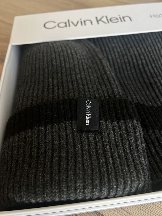 Набір Calvin klein чоловічий шарф шапка