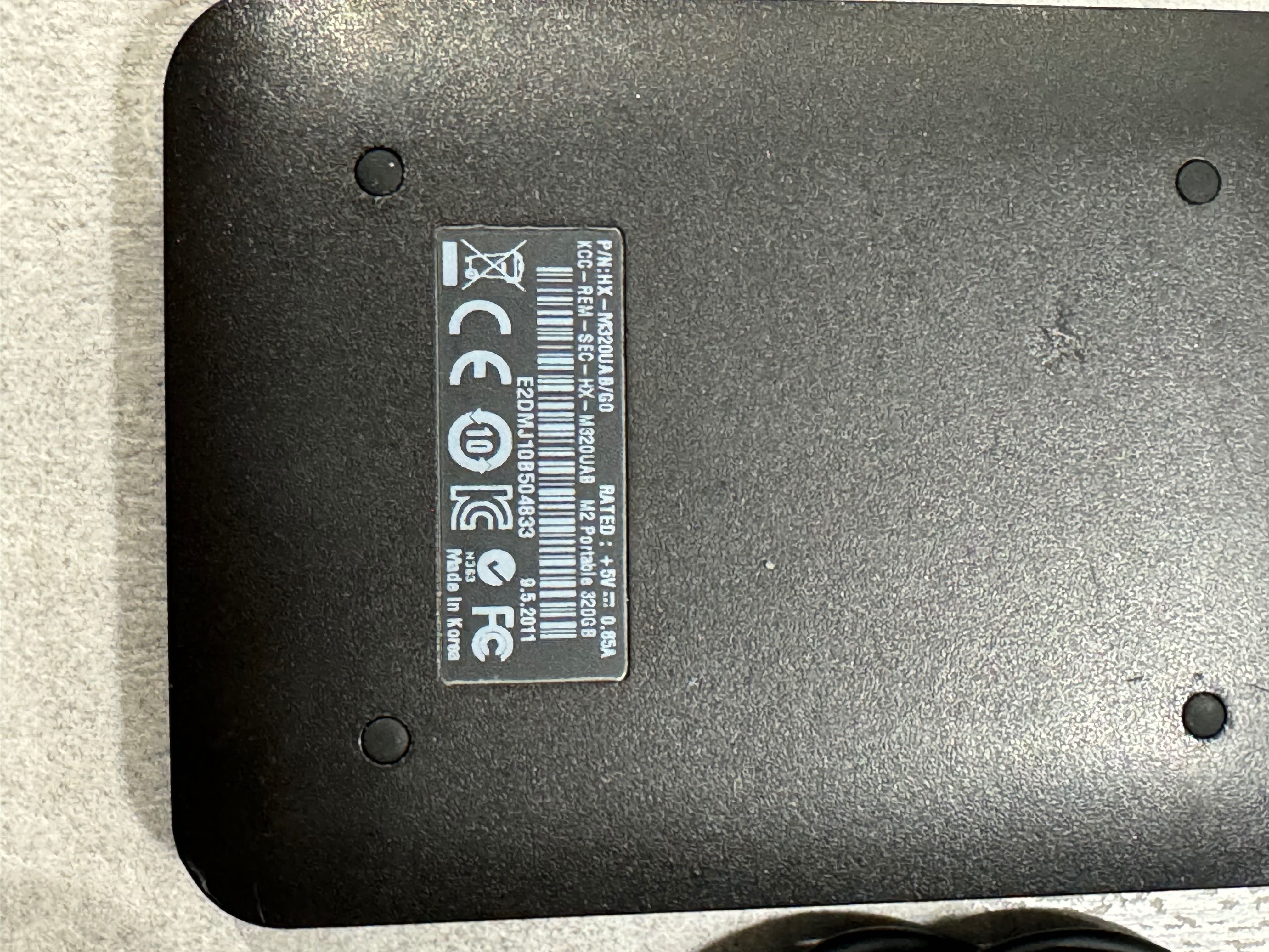 Dysk zewnętrzny Samsung M2 Portable 320GB Czarny