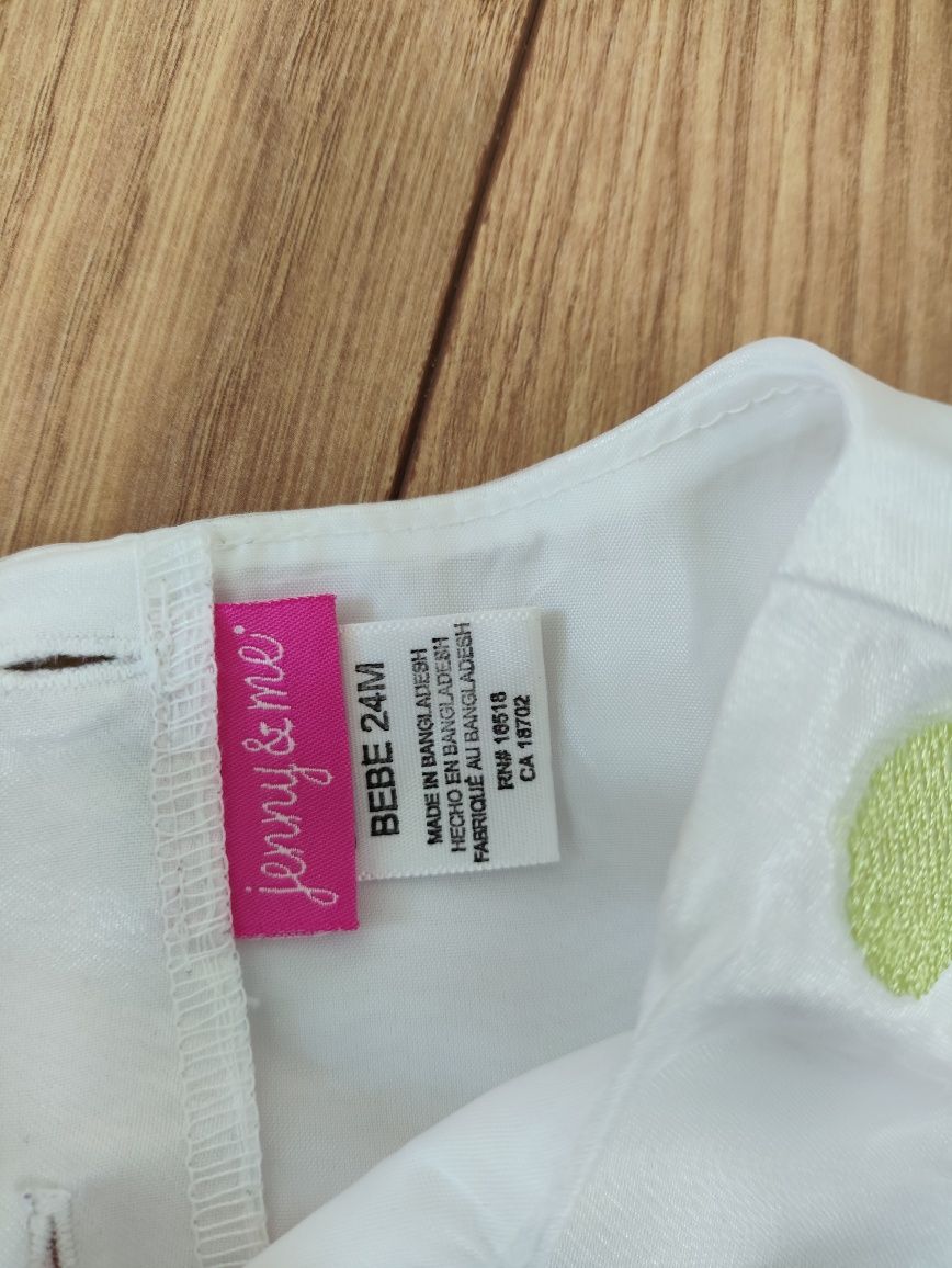 Sukienka chrzest urodziny wesele rozm 24m, czyli 86-90