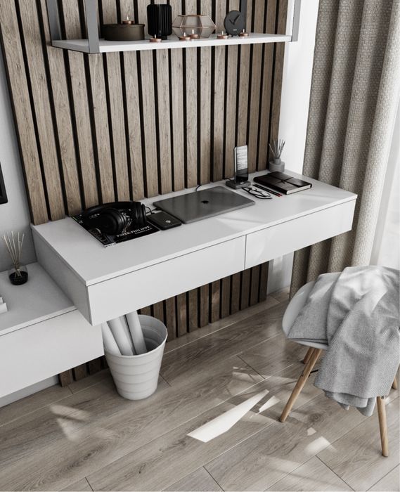 Тумба приліжкова Стіл туалетний підвісний Стол Тумбочка подвесная