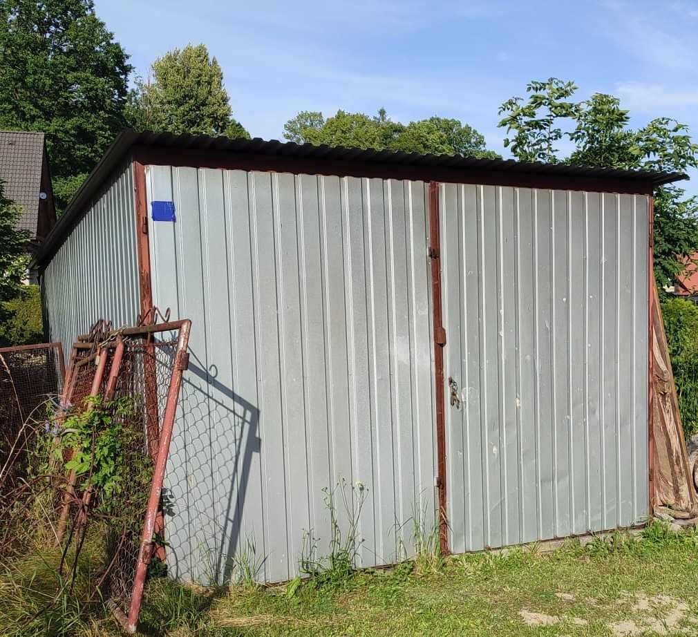 Garaż blaszany/budowlany  3x5 m – dobry stan!