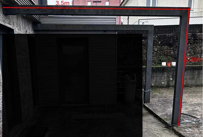 4 Estruturas de ferro galvanizado