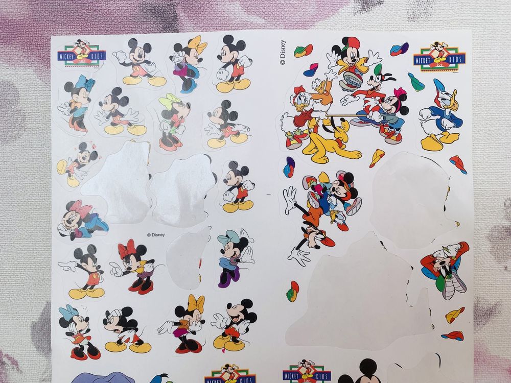 Naklejki Disney Myszka Mickey, Zakochany Kundel, zwierzęta, vintage