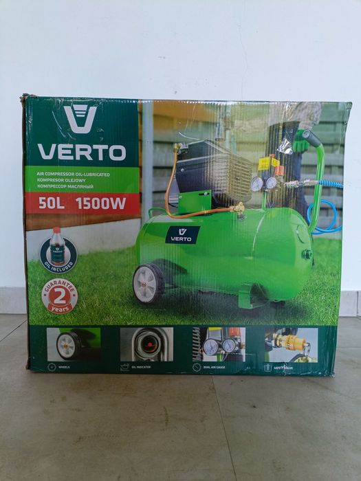NOWY Kompresor olejowy VERTO 73K004 50L