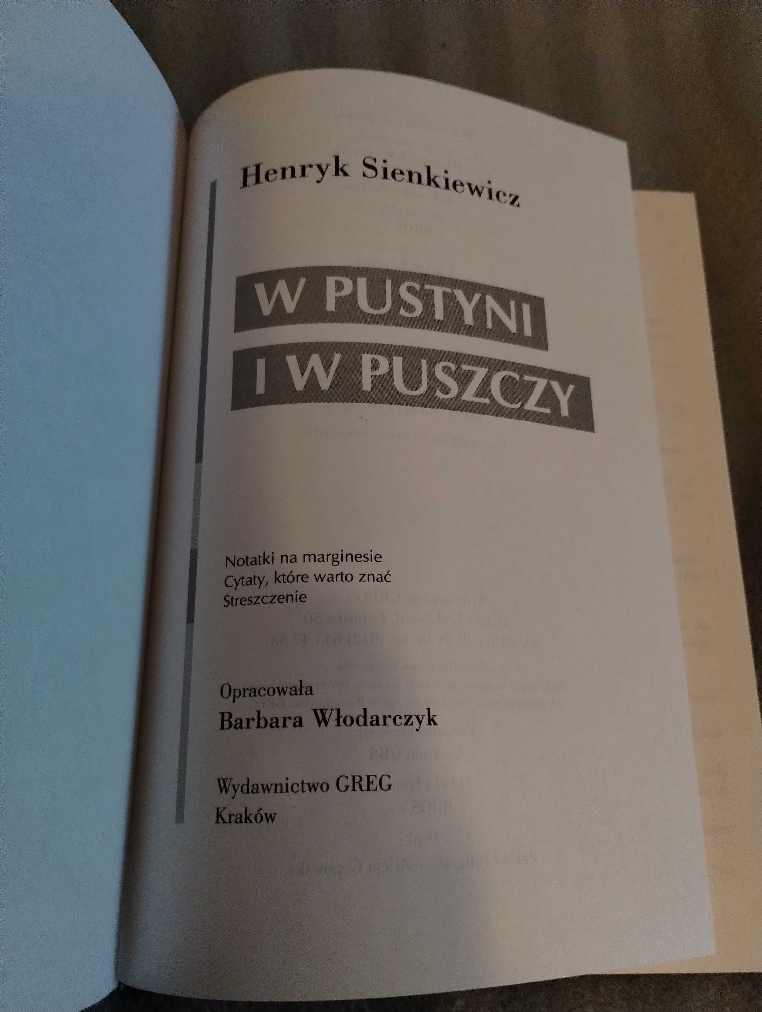Sienkiewicz - W pustyni i w puszczy, GREG