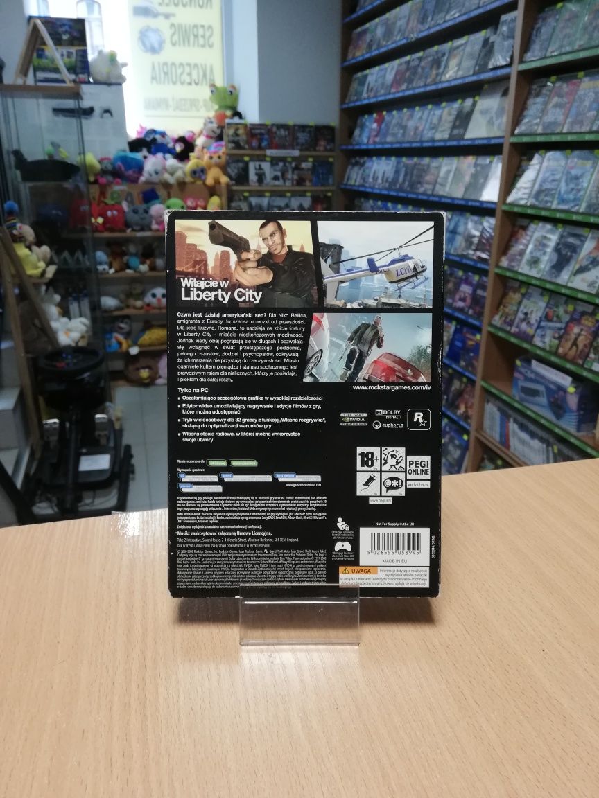 PC GTA IV Polskie Wydanie Mapa Przewodnik Grand Theft Auto 4