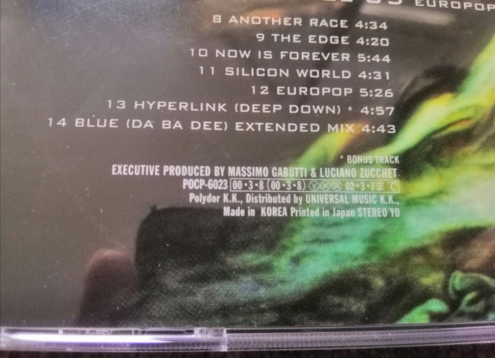 Eiffel 65 - Europop (Japan)