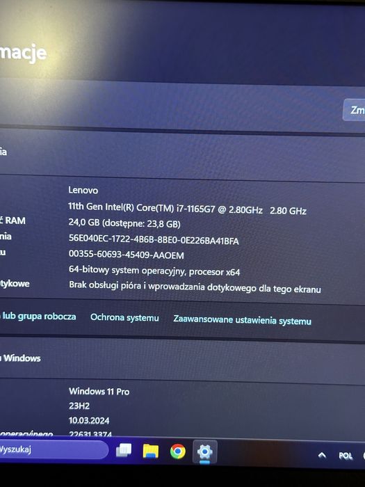LENOVO THINKBOOK 14 G2 ITL i7-1165G7 4x 2.8GHz 24GB SSD 512GB FHD