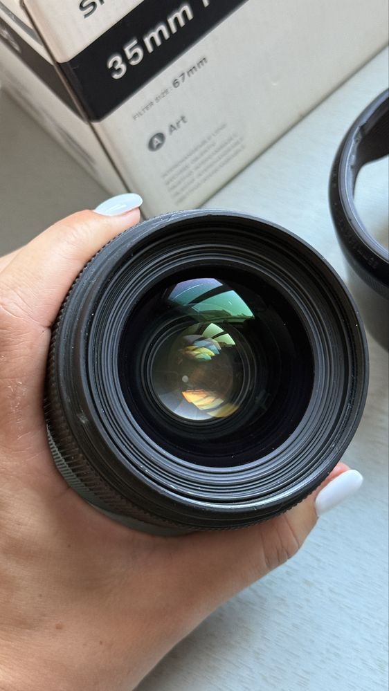 Objetiva sigma 35mm 1.4 para Nikon