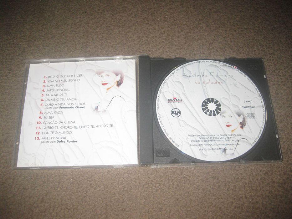 CD da Adelaide Ferreira "Só Baladas"