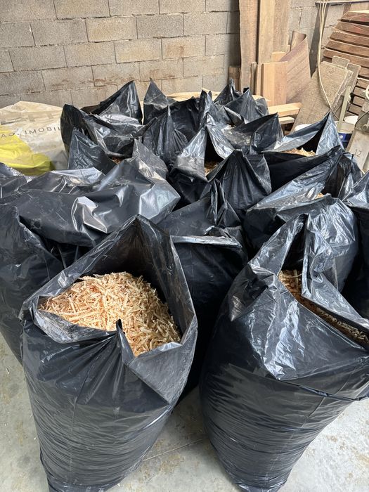 Sacos de fitas de madeira