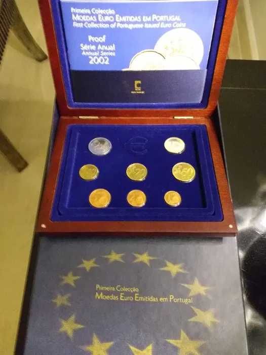 Colecção moedas euro 2002 PROOF