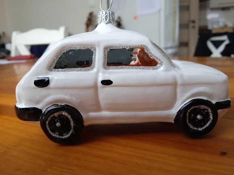 Mały Fiat - bombka choinkowa - Maluch - 126p -1szt  - kolor do wyboru