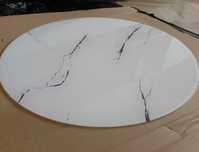 Blat szklany efekt marmuru  60 cm