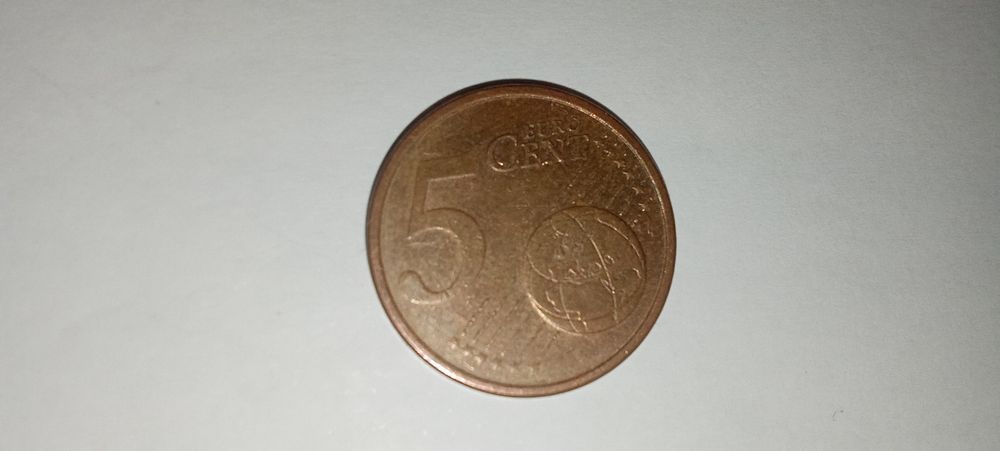 Moeda rara 5ct Espanha Catedral Santiago